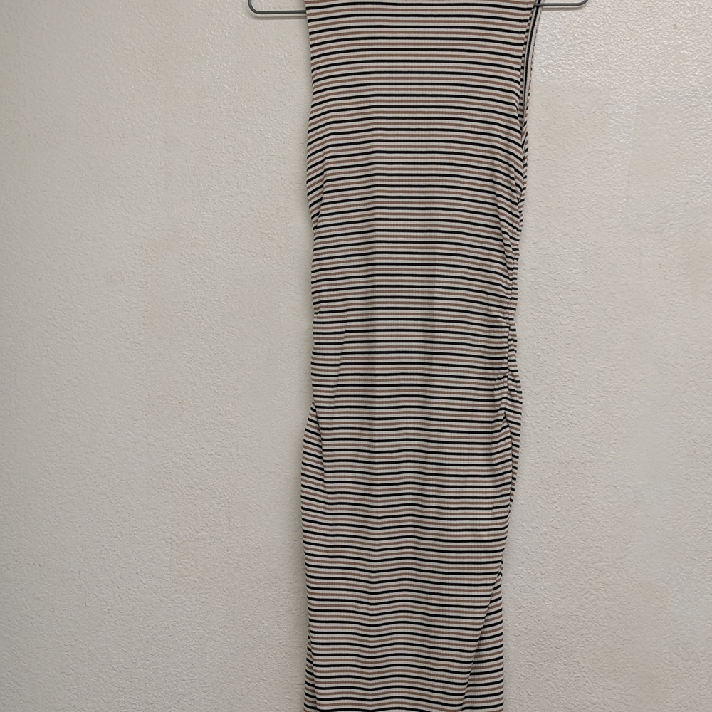 Striped Sleeveless Maxi Dress